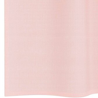 Gordijnen voile met doorvoertules 2 st 140x225 cm lichtroze 6