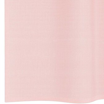 Gordijnen voile met doorvoertules 2 st 140x300 cm lichtroze 6