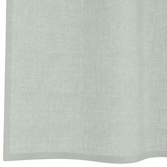 Gordijnen voile met doorvoertules 2 st 140x245 cm lichtgrijs 6