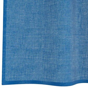 Gordijnen voile met doorvoertules 2 st koningsblauw 6