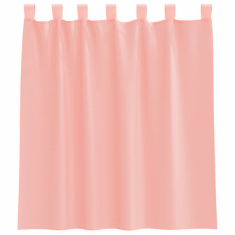 Gordijnen voile met roedezakken 2 st roze 4
