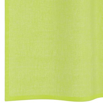 Gordijnen voile met lipje Top 2 st Appelgroen 6