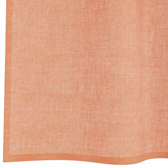 Voile gordijnen met lussen 2 st terracotta 140x140 cm 6