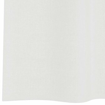 Voile gordijnen met lussen 2 st 140x225 cm wit 6