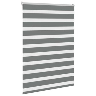 Zebra rolgordijn 105x100 cm stofbreedte 100,9 cm donkergrijs 3
