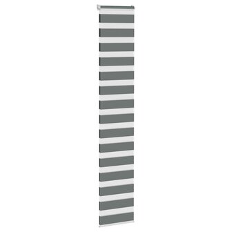 Zebra rolgordijn 40x230 cm stofbreedte 35,9 cm donkergrijs 3
