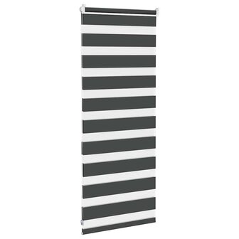Zebra rolgordijn 60x100 cm stofbreedte zwart 55,9 cm 4