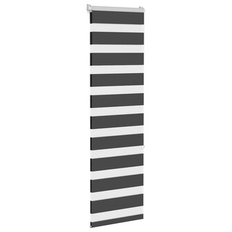 Zebra rolgordijn 40x150 cm stofbreedte 35,9 cm zwart 3