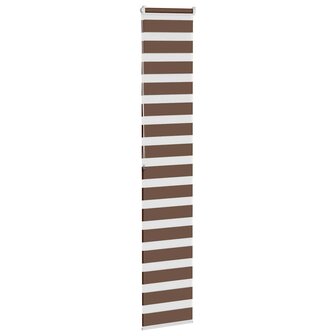 Zebra rolgordijn 40x200 cm stofbreedte 35,9 cm polyester bruin 4