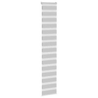 Zebra rolgordijn 40x230 cm stofbreedte 35,9 cm lichtgrijs 3