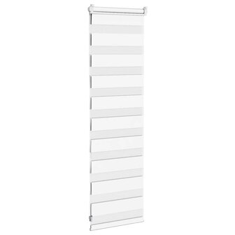 Zebra rolgordijn 45x100 cm stofbreedte 40,9 cm polyester wit 4