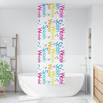 Doucherolgordijn 60x240 cm stofbreedte 56 cm 2
