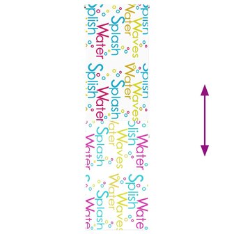 Doucherolgordijn 60x240 cm stofbreedte 56 cm 5