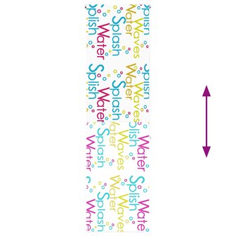 Doucherolgordijn 70x240 cm stofbreedte 66 cm 5