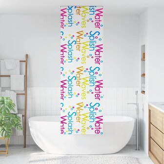 Doucherolgordijn 80x240 cm stofbreedte 76 cm 2