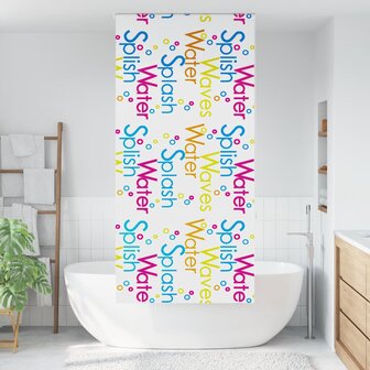 Doucherolgordijn 90x240 cm stofbreedte 86 cm 2