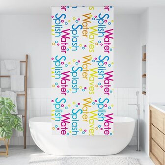 Doucherolgordijn 100x240 cm stofbreedte 96 cm 2