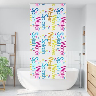 Doucherolgordijn 110x240 cm stofbreedte 106 cm 2