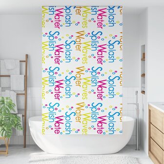 Doucherolgordijn 120x240 cm stofbreedte 116 cm 2