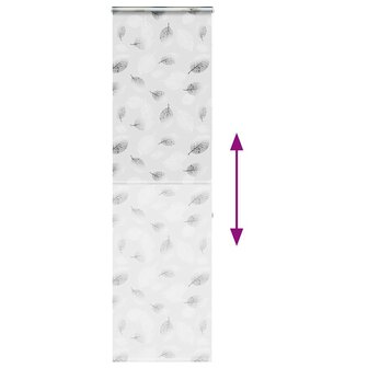 Doucherolgordijn met cassette 70x240 cm stofbreedte 66 cm 5