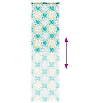 Doucherolgordijn met cassette 80x240 cm stofbreedte 76 cm 5