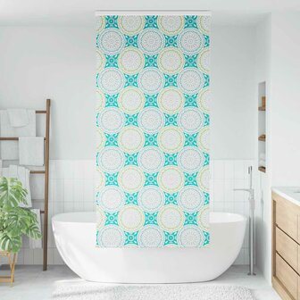 Doucherolgordijn met cassette 110x240 cm stofbreedte 106 cm 2