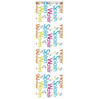 Doucherolgordijn met cassette 80x240 cm stofbreedte 76 cm 1