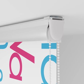Doucherolgordijn met cassette 80x240 cm stofbreedte 76 cm 9