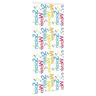 Doucherolgordijn met cassette 90x240 cm stofbreedte 86 cm 4