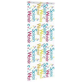 Doucherolgordijn met cassette 100x240 cm stofbreedte 96 cm 3
