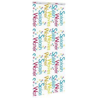 Doucherolgordijn met cassette 110x240 cm stofbreedte 106 cm 3