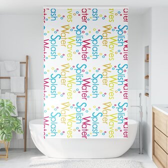 Doucherolgordijn met cassette 140x240 cm stofbreedte 136 cm 2
