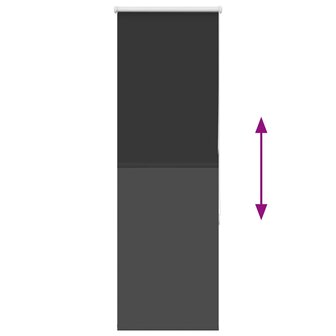 Rolgordijn verduisterend 55x150cm stofbreedte 50,7 cm polyester 5