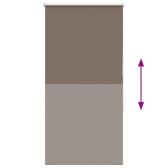 Rolgordijn verduisterend koffie 65x130 cm stofbreedte 60,7 cm 5