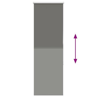 Rolgordijn verduisterend 50x150cm stofbreedte 45,7 cm polyester 5