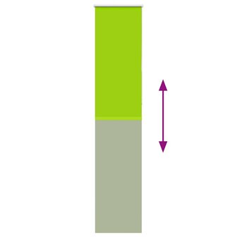 Rolgordijn verduisterend 60x230cm stofbreedte 55,7 cm polyester 9