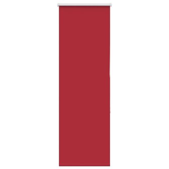 Rolgordijn 40x130 cm stof verduisterend rood Stofbreedte 35,7cm 2