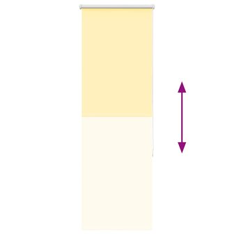 Rolgordijn 40x150 cm verduisterend stofbreedte 35,7cm geel 9