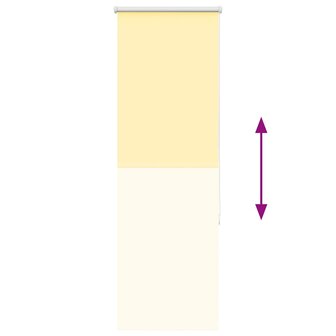 Rolgordijn 55x150 cm verduisterend stofbreedte 50,7cm geel 9