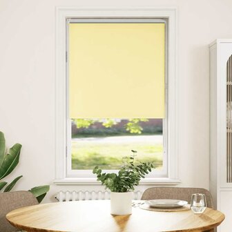 Rolgordijn verduisterend 65x150 cm stofbreedte 60,7cm geel 2