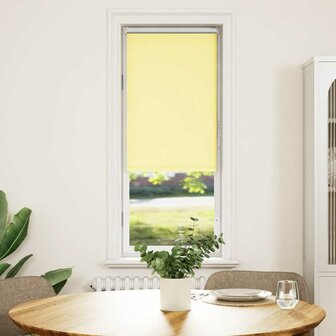 Rolgordijn 40x175 cm stof verduisterend geel Stofbreedte 35,7cm 2