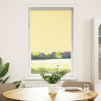 Rolgordijn verduisterend 65x175 cm stofbreedte 60,7cm geel 2