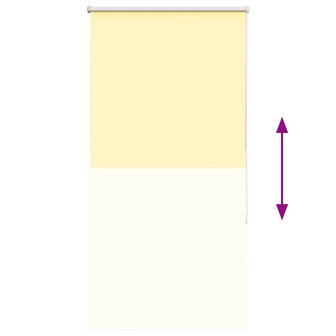 Rolgordijn verduisterend 65x175 cm stofbreedte 60,7cm geel 9