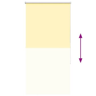 Rolgordijn verduisterend 70x175 cm stofbreedte 65,7 cm geel 9