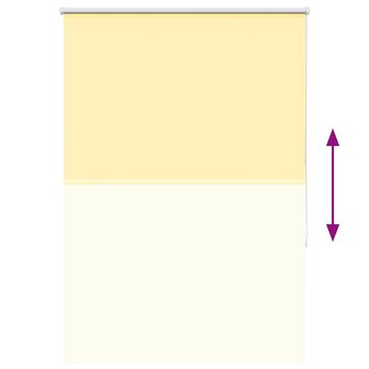 Rolgordijn 95x175 cm verduisterend geel Stofbreedte 90,7 cm 9