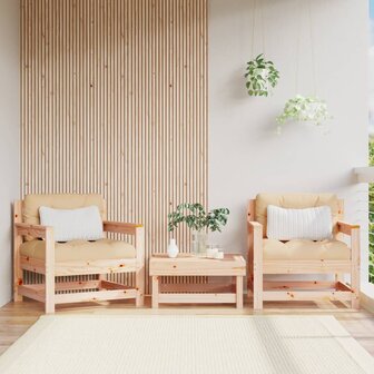 Tuinstoelen 2 st massief grenenhout 1
