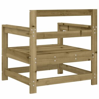 Tuinstoelen 2 st ge&iuml;mpregneerd hout 6