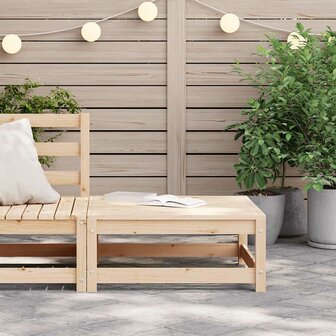 Tuinvoetenbank 70x70x30 cm massief grenenhout 3