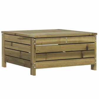 Tuinvoetenbank 62x63,5x32 cm ge&iuml;mpregneerd grenenhout 2