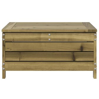 Tuinvoetenbank 62x63,5x32 cm ge&iuml;mpregneerd grenenhout 4